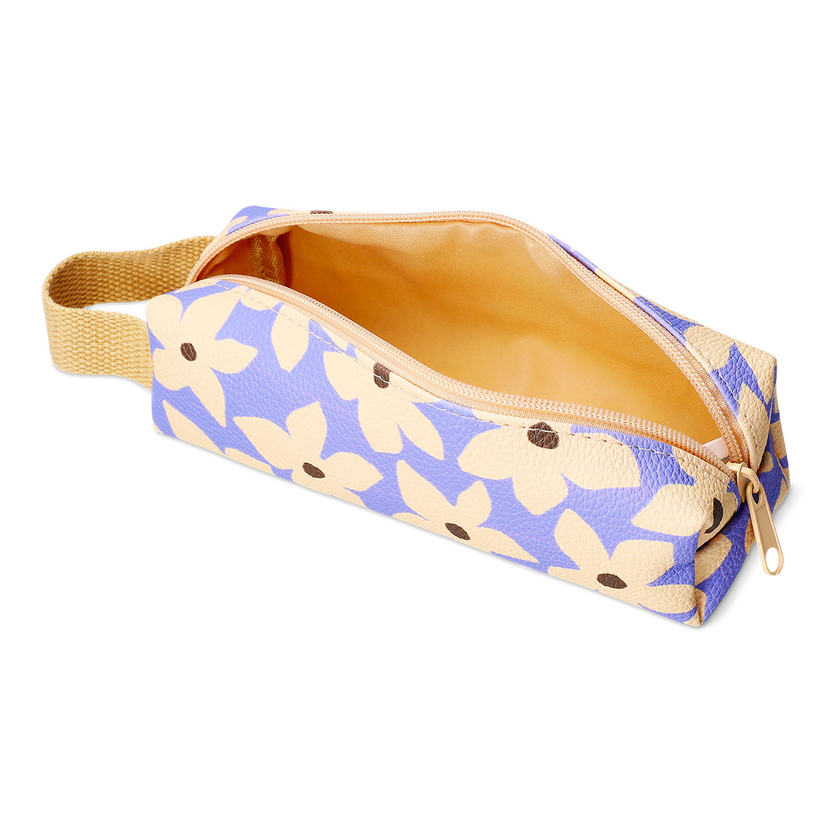 Colorful floral pencil case from Flying Tiger Copenhagen, ideal for organizing office supplies and stationery.