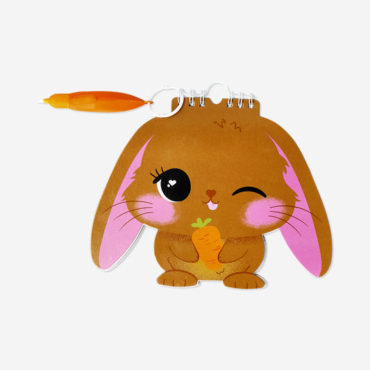 Libro mágico de agua del conejito marrón