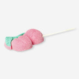 Cherry-flavored marshmallow on a stick from Flying Tiger Copenhagen, soft, sweet treat perfect for snacking or dessert.