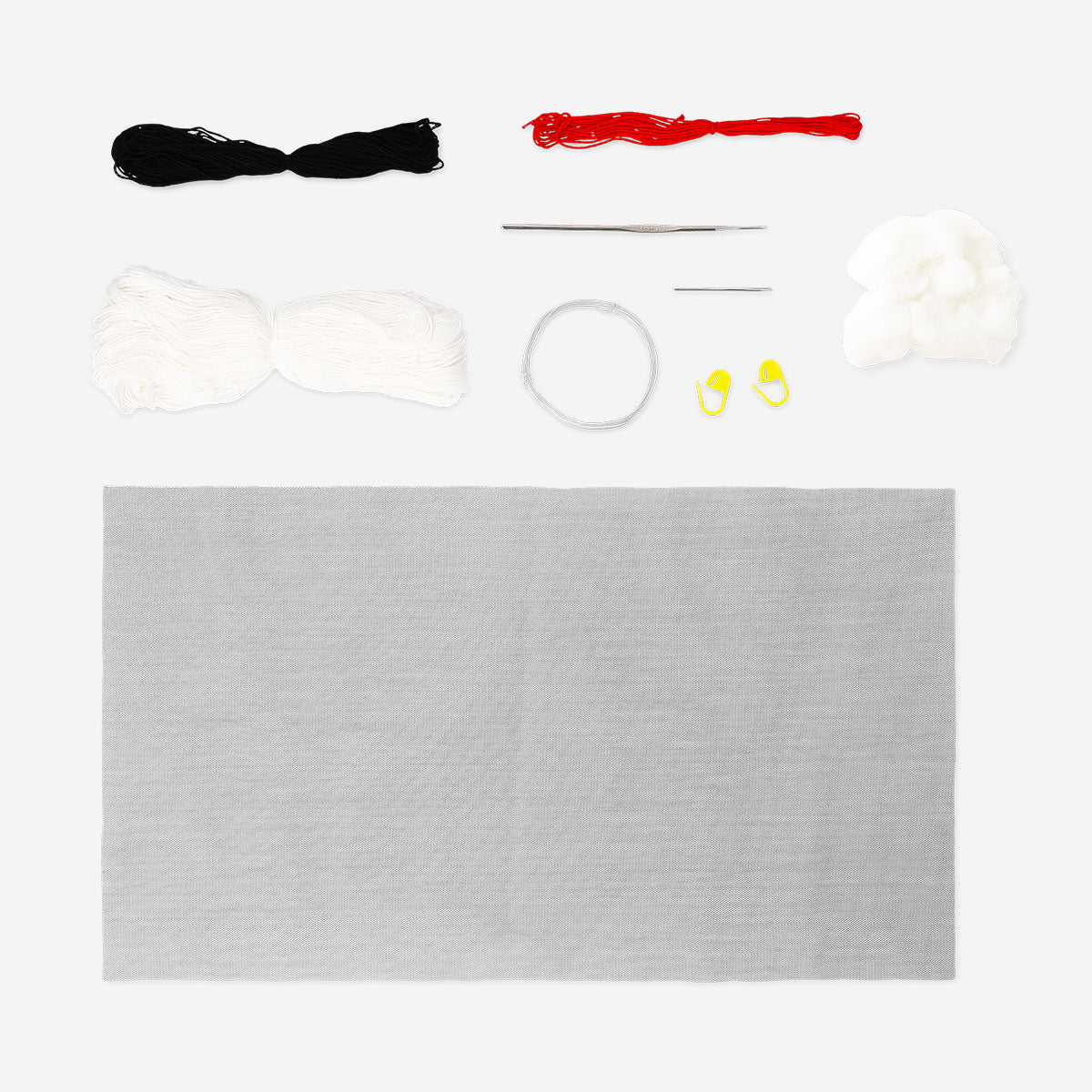 DIY crochet skeleton ballerina hobby kit by Flying Tiger Copenhagen featuring a handcrafted crochet skeleton ballerina figure.