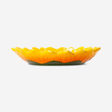 20 cm ceramic plate with embossed sunflower design, from Flying Tiger Copenhagen kitchenware collection.