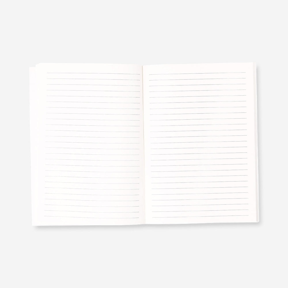A5 gradient office notebook by Flying Tiger Copenhagen with colorful cover and lined pages for note-taking.
