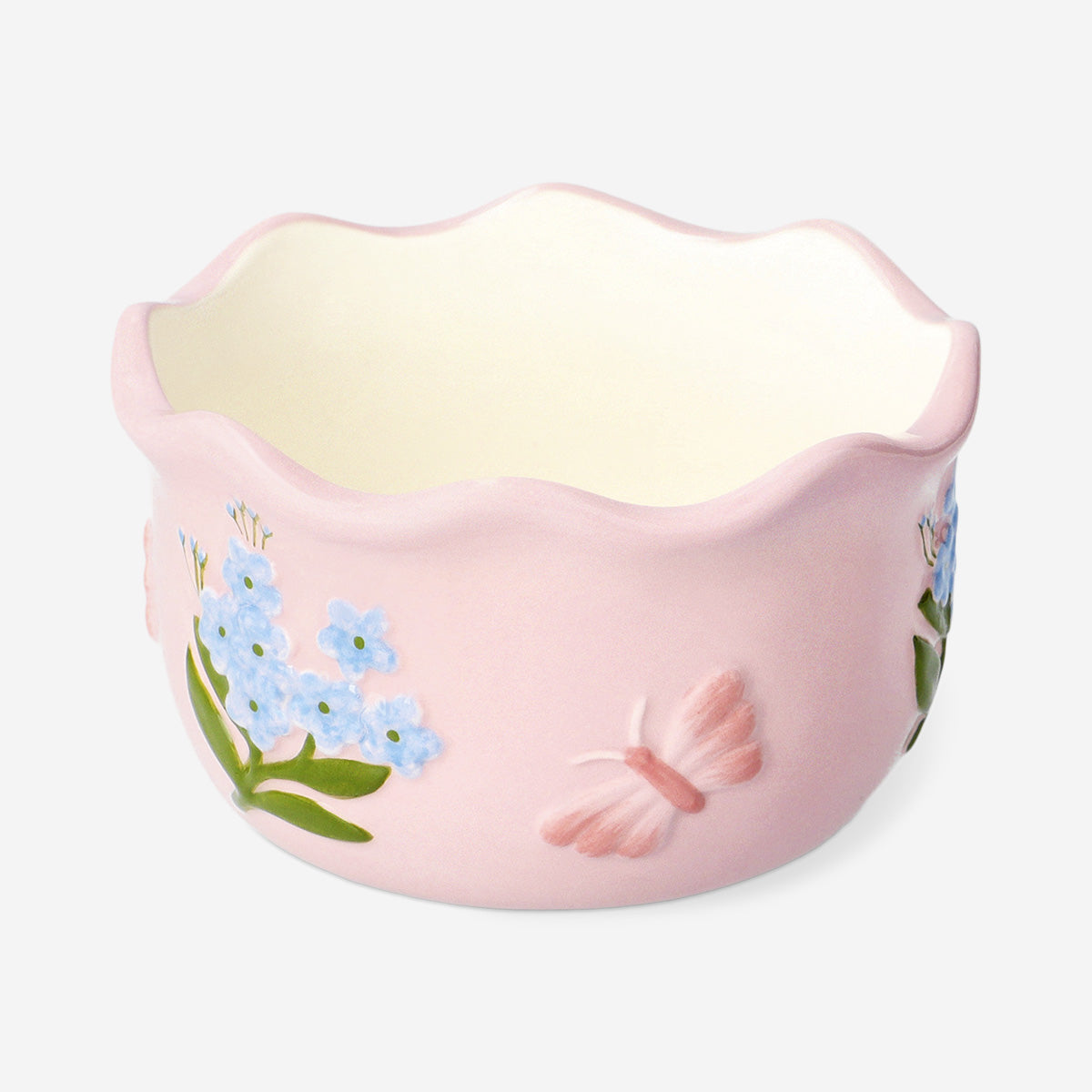 Floral bowl with butterfly - 12 cm