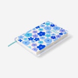 A5 blue floral daily diary 2027 by Flying Tiger Copenhagen, featuring a floral design cover for daily planning and office use.