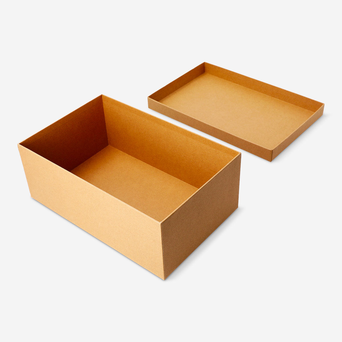 Flying Tiger Copenhagen craft paper storage box, 18x28 cm, with a natural, textured surface for organizing home essentials.