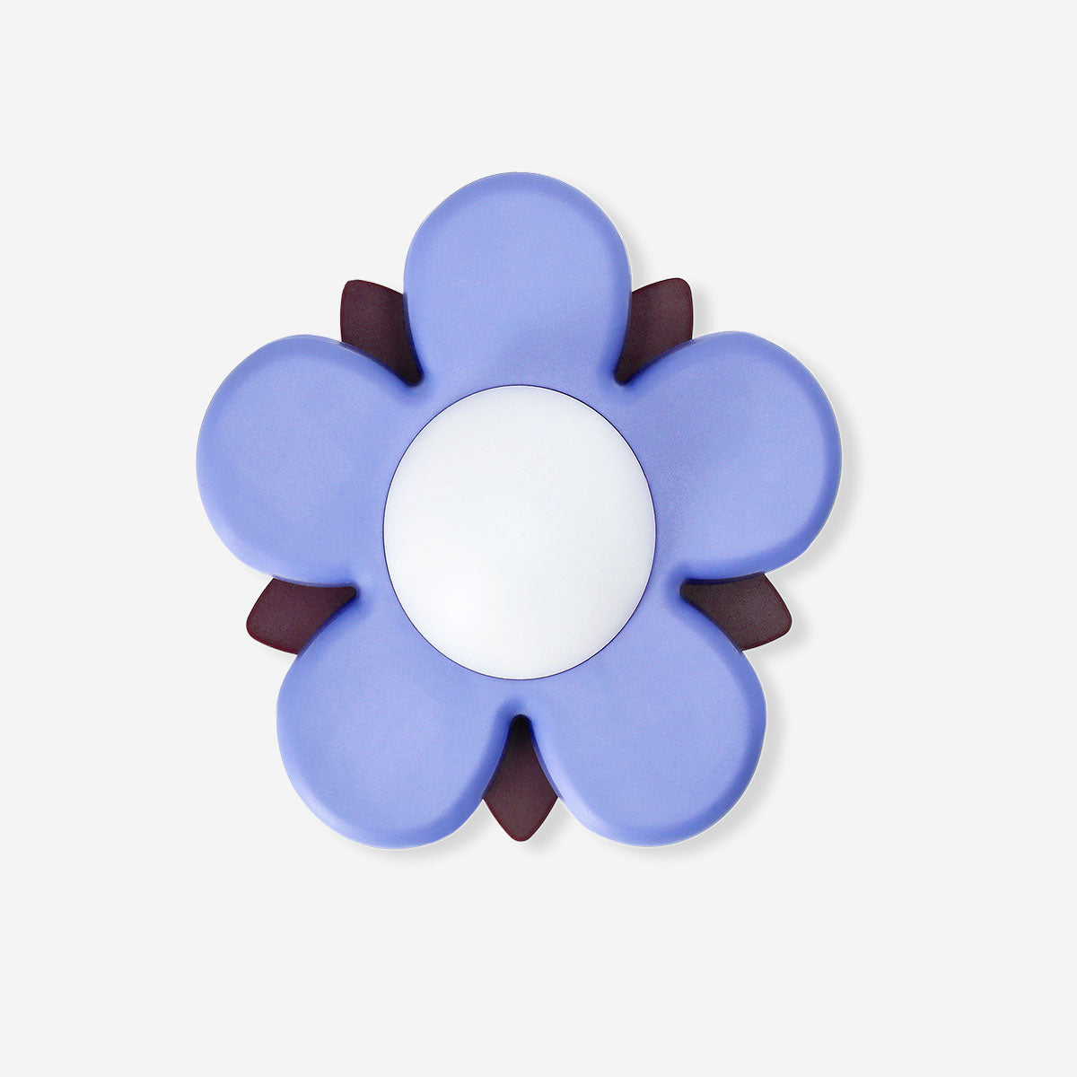 Purple flower-shaped cozy lamp from Flying Tiger Copenhagen, perfect for home decor with soft, ambient lighting.