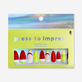Flying Tiger Copenhagen watermelong design press-on nails with colorful, fruity nail art for personal care and quick manicure.