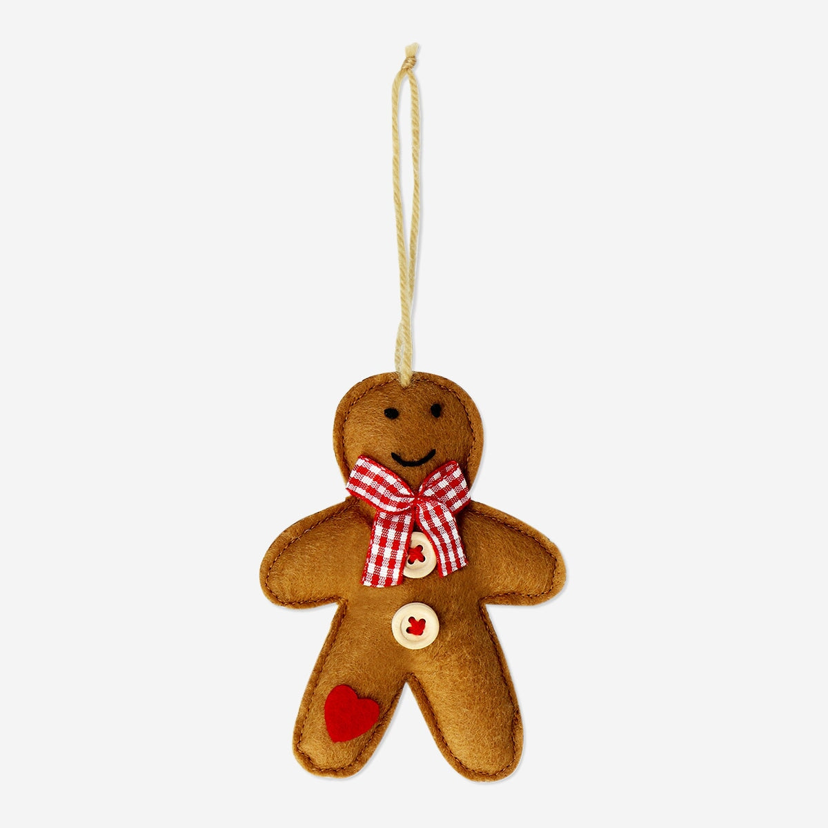 Felt Gingerbread Cookie Ornament Home Flying Tiger Copenhagen 