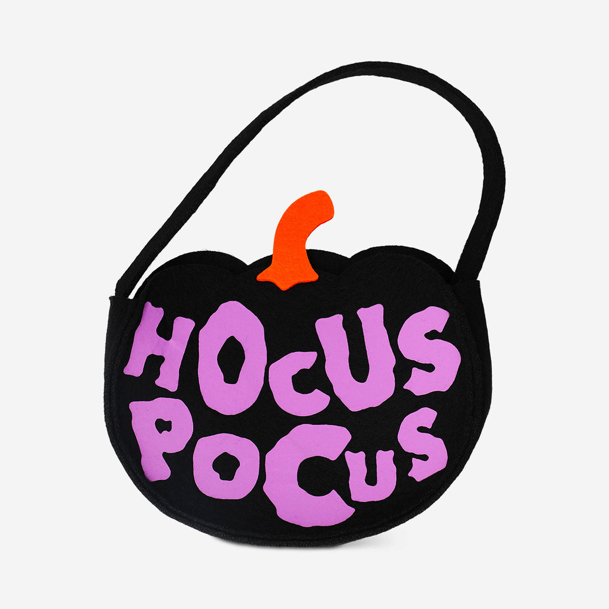 Hocus Pocus themed trick or treat bucket for Halloween party, featuring colorful design and festive Halloween decorations.