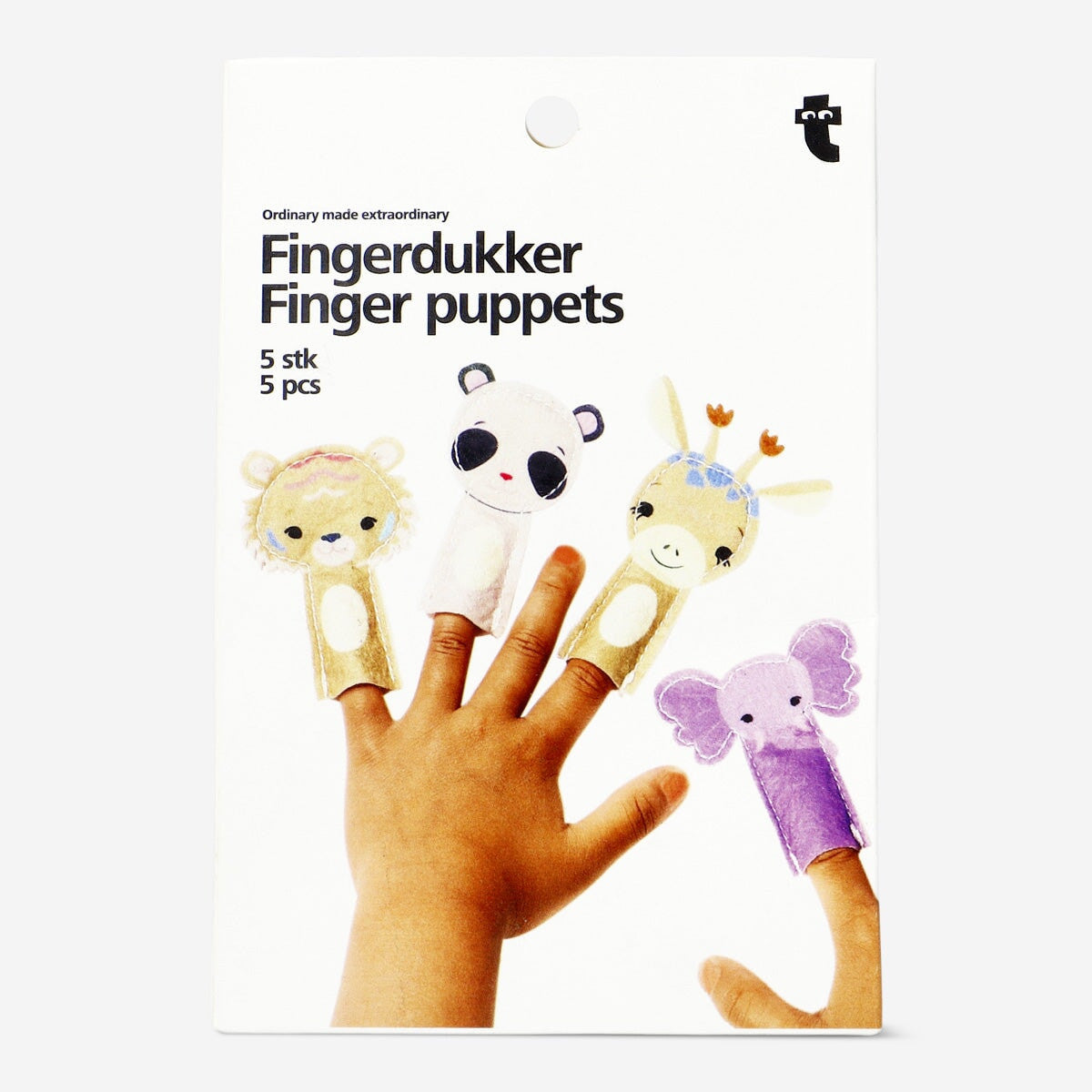 Finger puppets. 5 pcs Toy Flying Tiger Copenhagen 