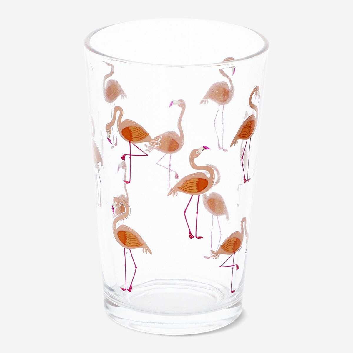 Flamingo drinking glass. 220 ml Kitchen Flying Tiger Copenhagen 