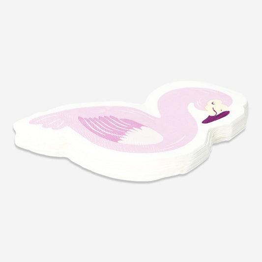 Flamingo napkins. 16 pcs