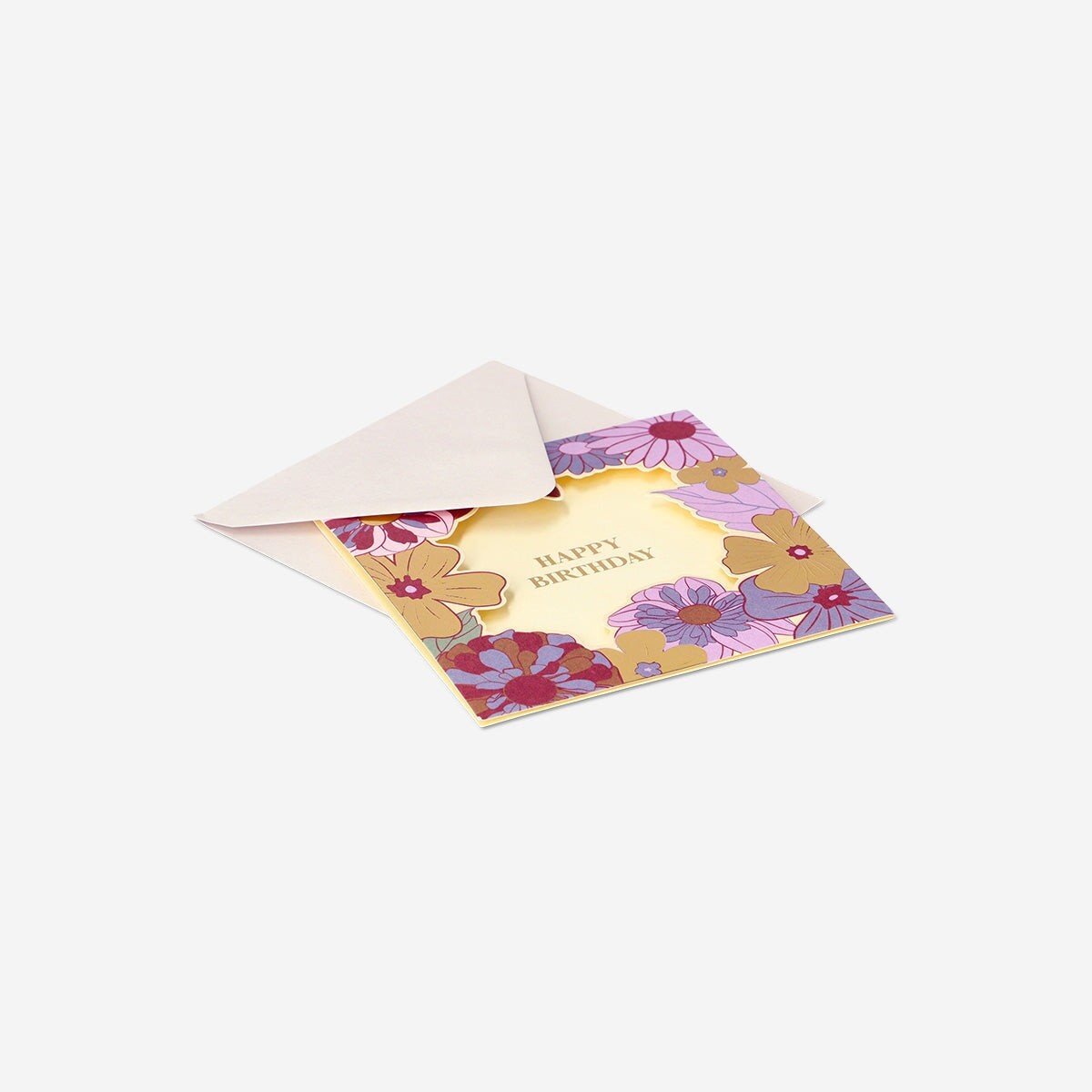Floral birthday card office Flying Tiger Copenhagen 