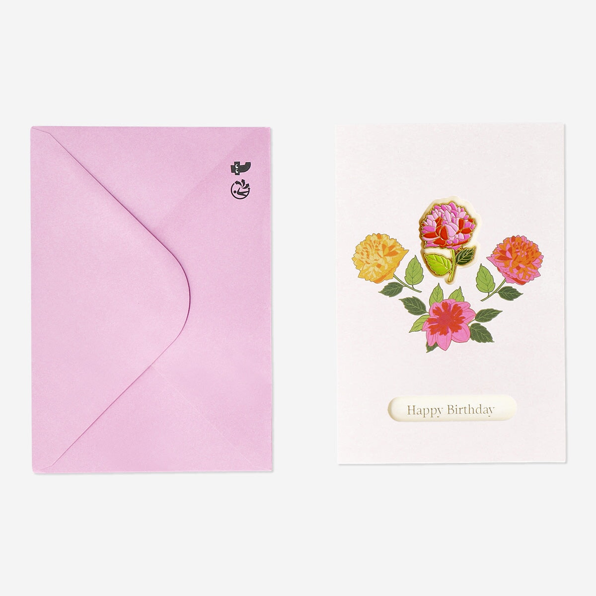 Floral card with envelope Party Flying Tiger Copenhagen 