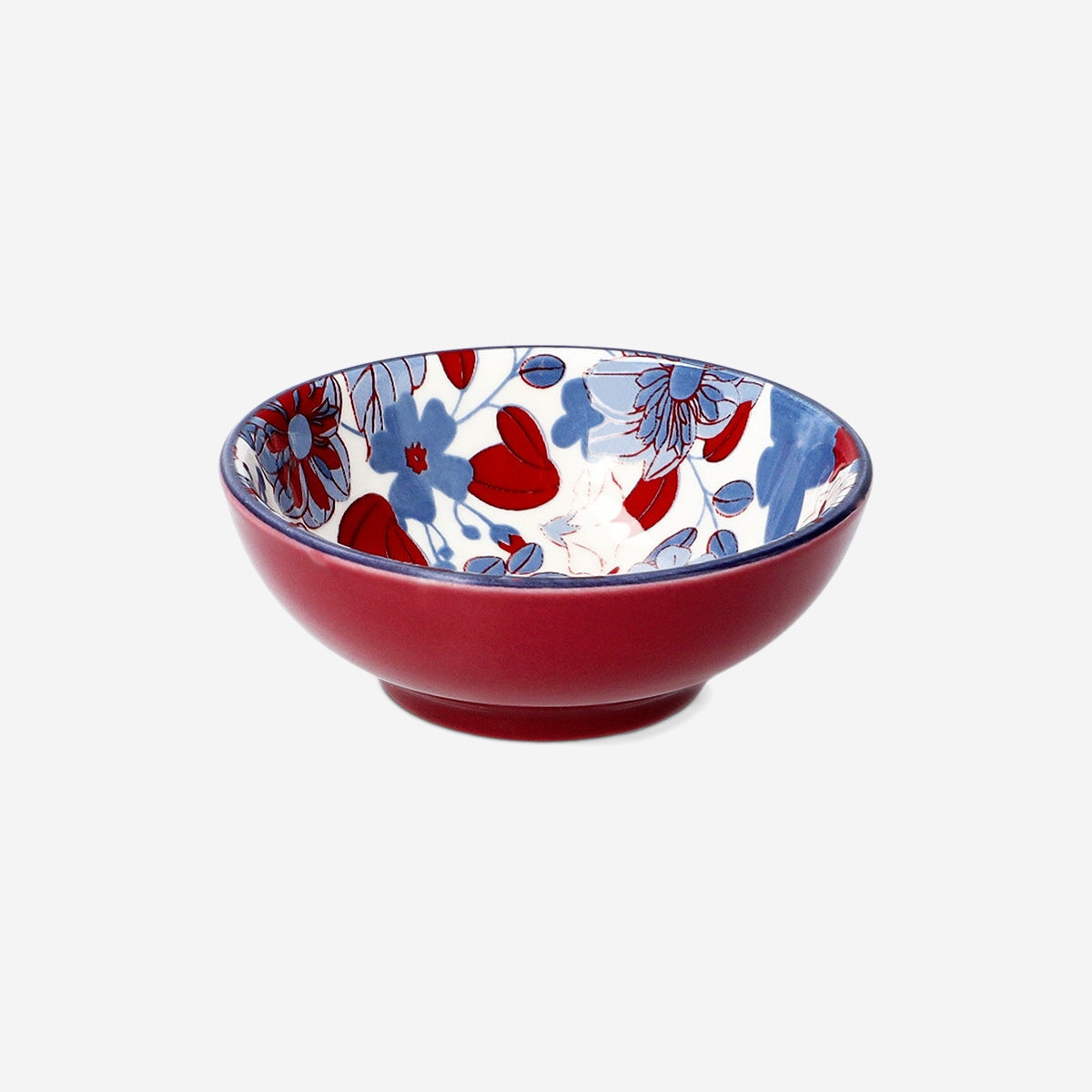 Floral ceramic bowl - 8 cm kitchen Flying Tiger Copenhagen 