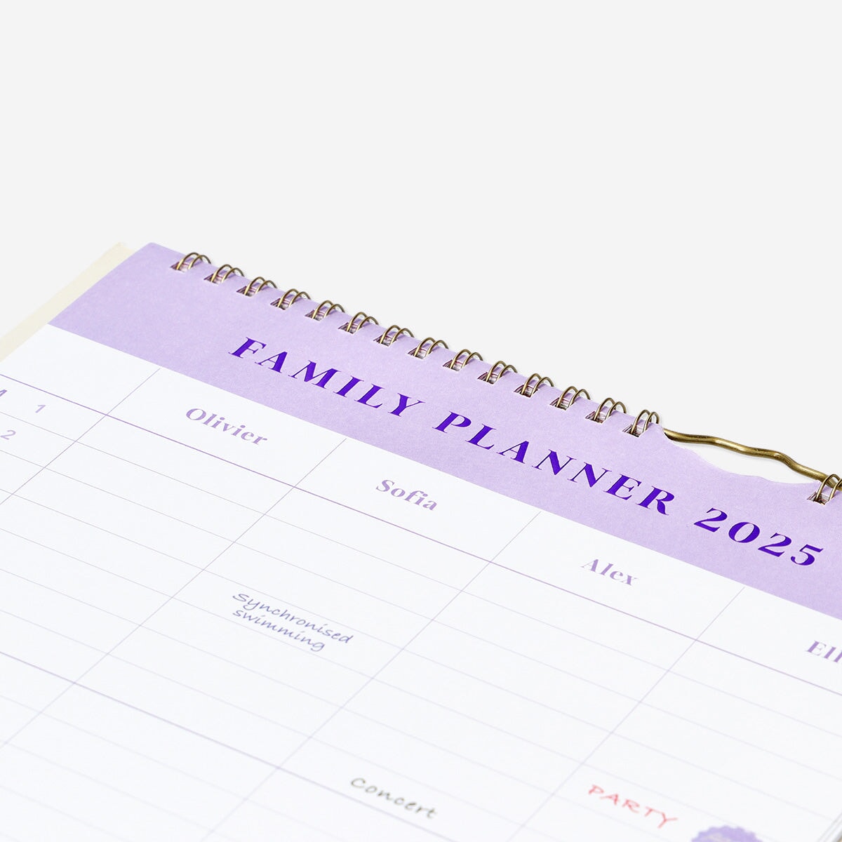 Floral family planner 2025 - English Office Flying Tiger Copenhagen 