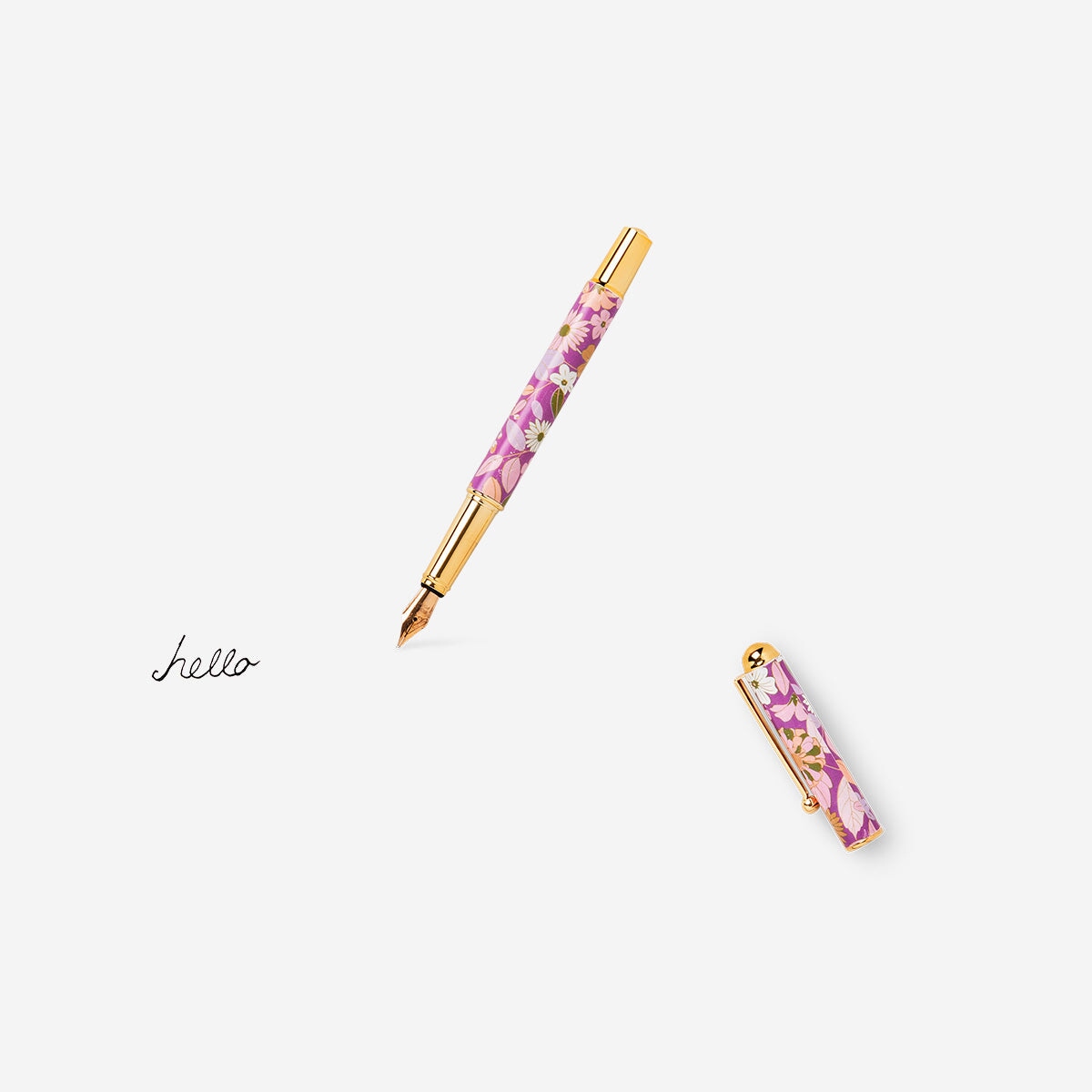 Floral fountain pen Office Flying Tiger Copenhagen 