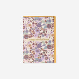 Floral greetings card office Flying Tiger Copenhagen 