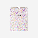 Floral monthly calendar for hanging - English office Flying Tiger Copenhagen 