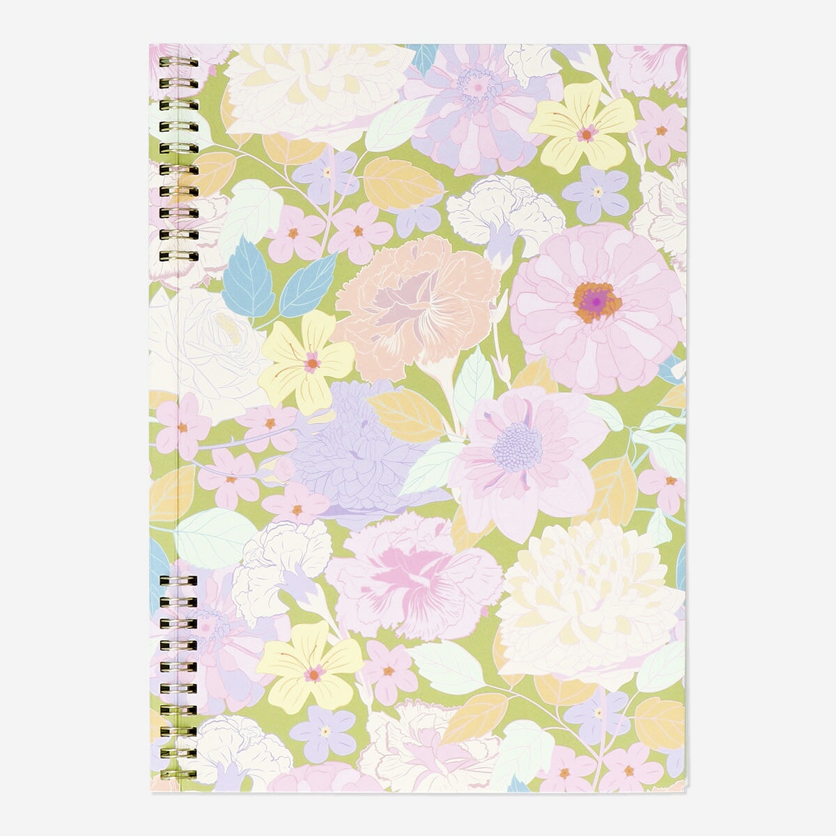 Floral notebook - A4 Office Flying Tiger Copenhagen 