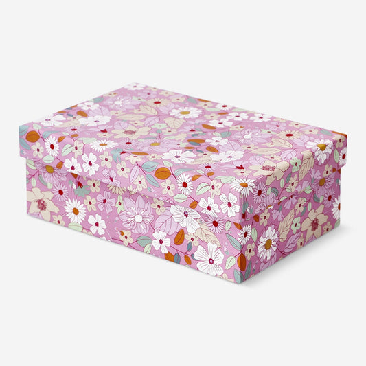 Caja de papel floral - Pequeña