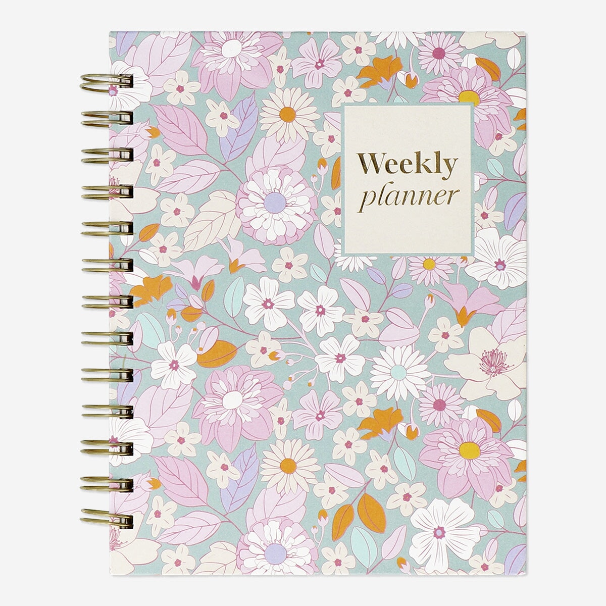 Floral study planner with stickers - B6 Office Flying Tiger Copenhagen 