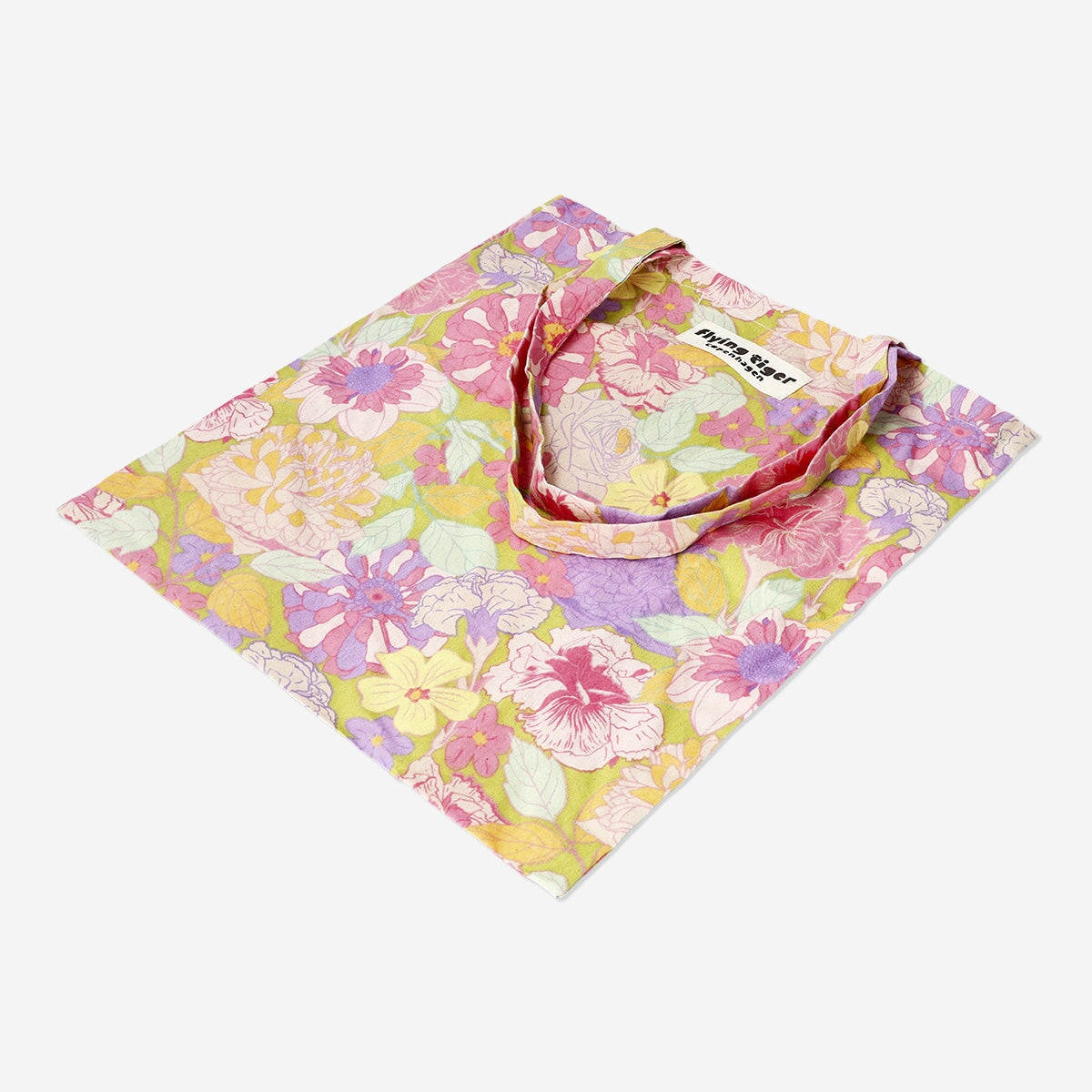 Floral tote bag Textile Flying Tiger Copenhagen 