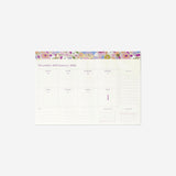 Floral weekly planner - English office Flying Tiger Copenhagen 