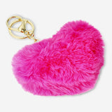 Fluffy Heart Key Ring Textile Flying Tiger Copenhagen 