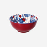 Flying Tiger Copenhagen floral ceramic bowl, 13 cm, with autumn flower design, perfect for kitchen use