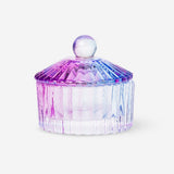 Mini blue and purple rainbow jar by Flying Tiger Copenhagen, 4 cm, perfect for home decor or storage.