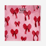 Napkins with red bows - 16 pcs Party Flying Tiger Copenhagen 