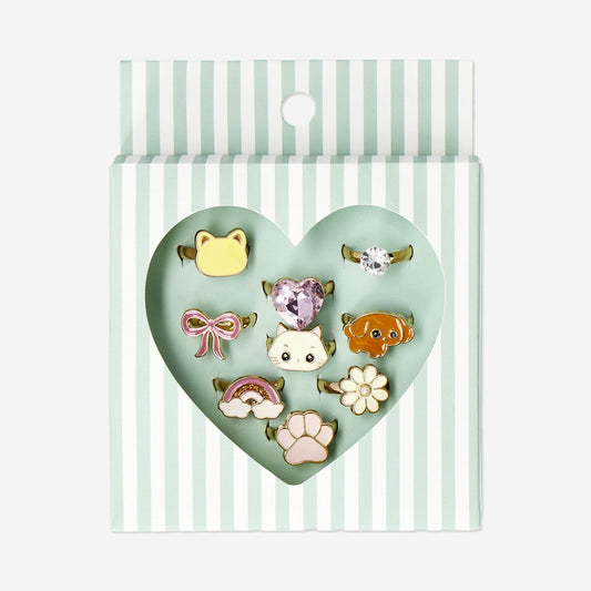 Anillos ajustables para niños - Perros y gatos