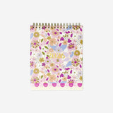 Floral desk calendar - English office Flying Tiger Copenhagen 