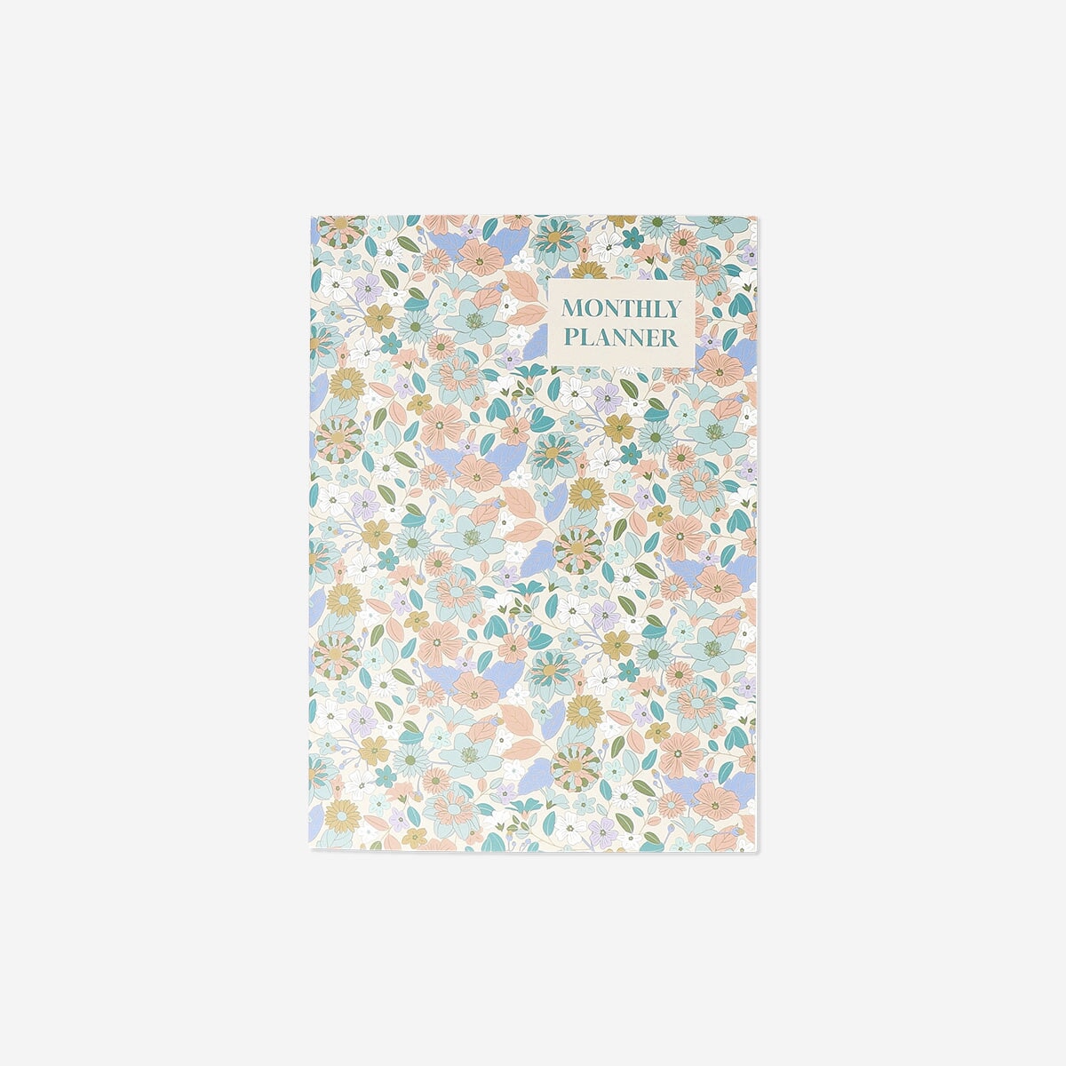 Floral monthly planner - English office Flying Tiger Copenhagen 