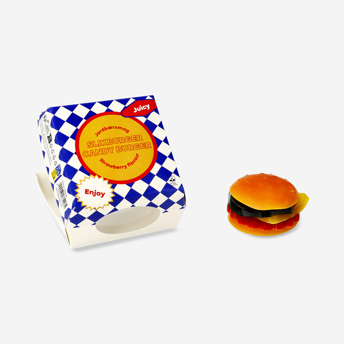 Candy burger in box