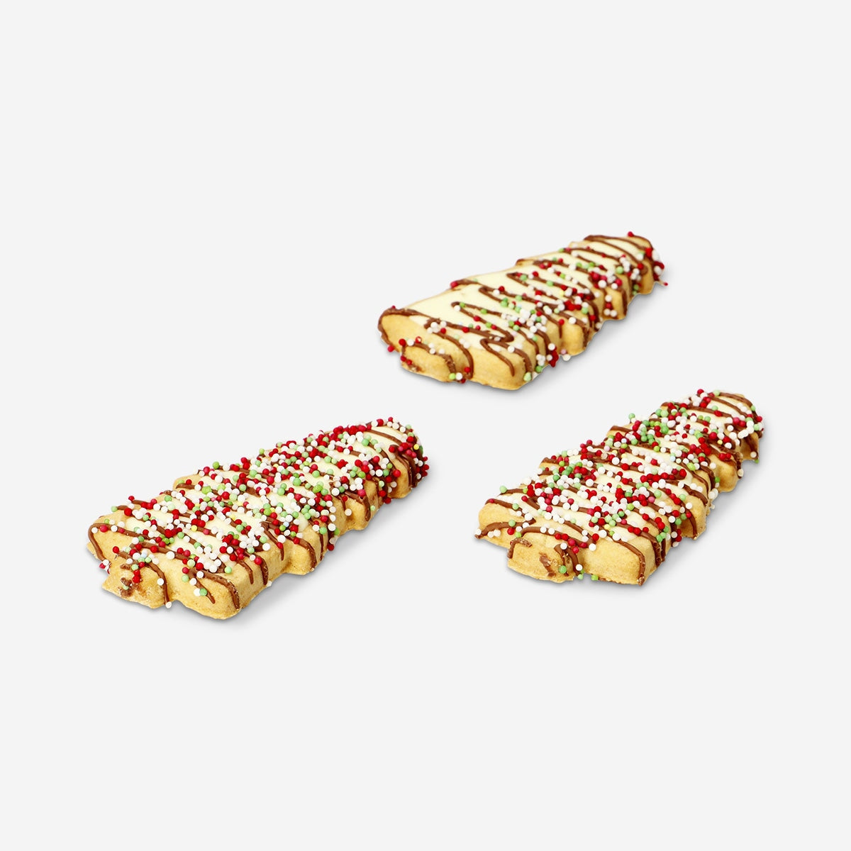 Christmas tree cookies with white chocolate and sprinkles Food Flying Tiger Copenhagen 