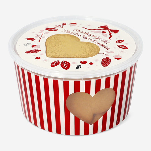 Gingerbread heart cookies