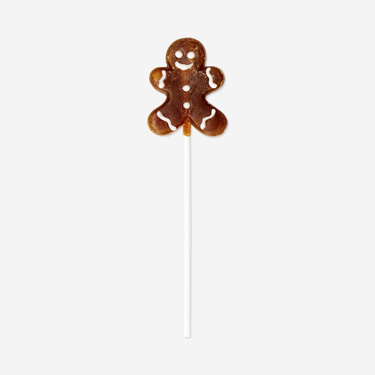 Gingerbread person shaped lollipop with cola flavour Food Flying Tiger Copenhagen 