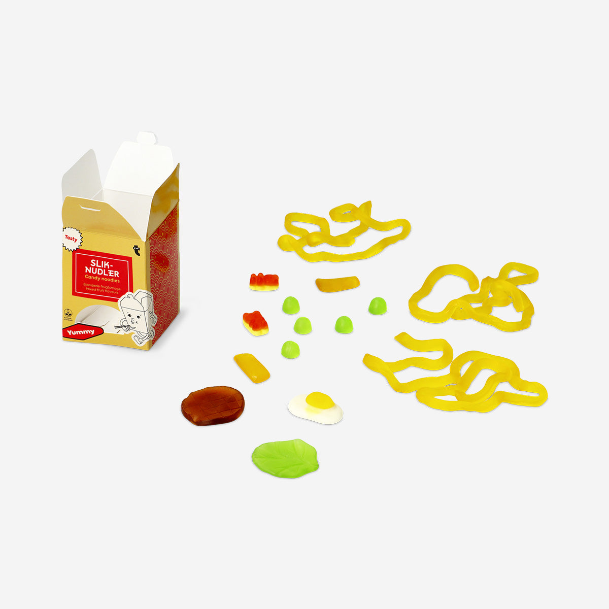 Instant-Nudel-Süßigkeiten in der Box zum Mitnehmen