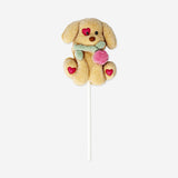 Vanilla-flavored marshmallow dog on a stick from Flying Tiger Copenhagen, soft and sweet treat for snacking.