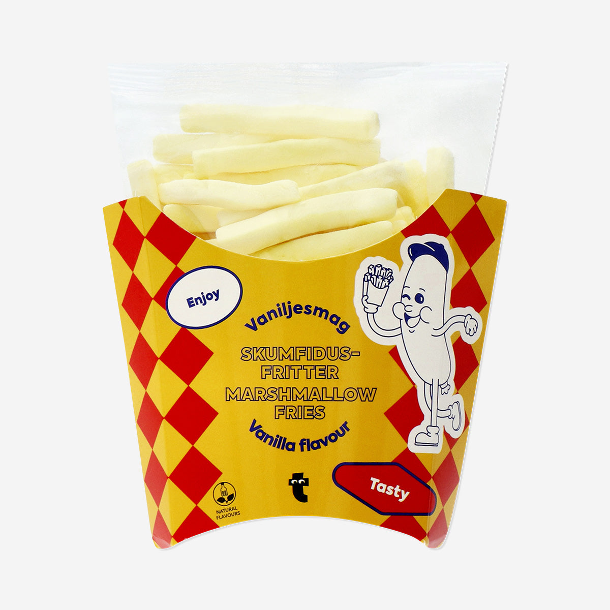 Marshmallow fries in box