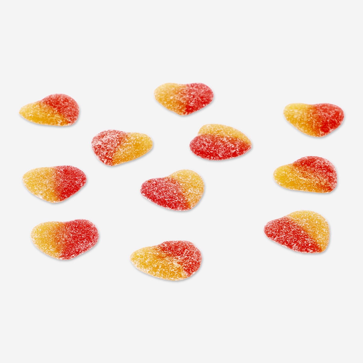 Flying Tiger Copenhagen Peachy Dreams food product, colorful packaging with peach-themed design and illustrations.