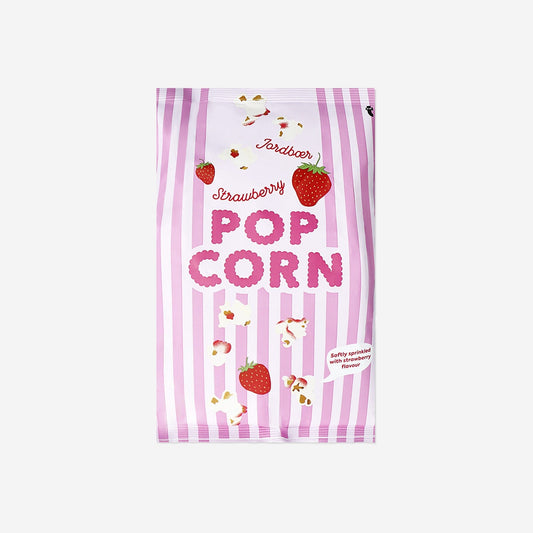 Popcorn - med smag af Jordbær
