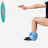 Flying Tiger Copenhagen bathroom darts game gadget with colorful dartboard and darts for fun bathroom entertainment.