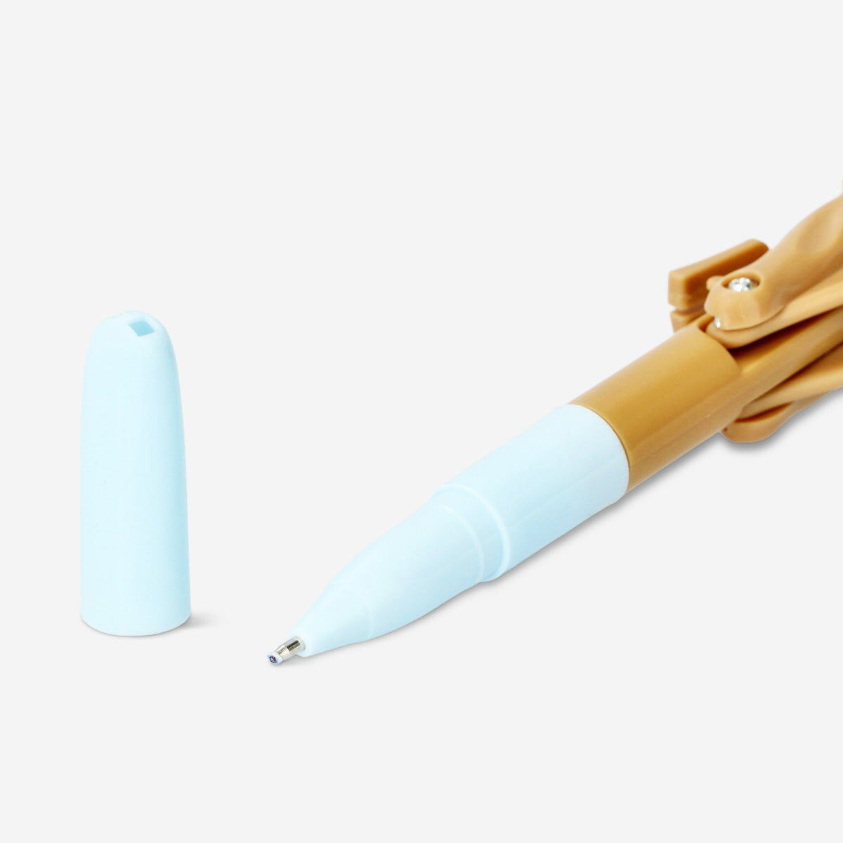 Boxing-themed ballpoint pen gadget by Flying Tiger Copenhagen with a boxing glove design and a sleek black finish.