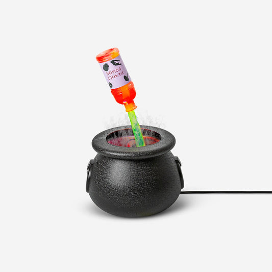 Colour changing fog machine with bottle