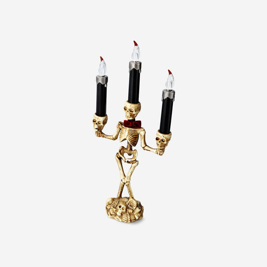 Candelabro a scheletro che cambia colore