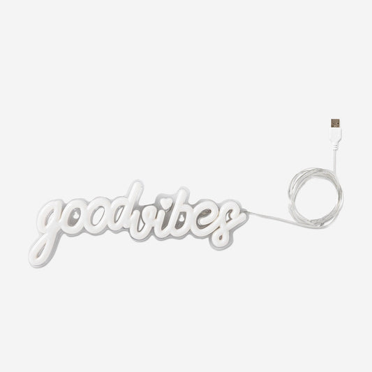 Gemütliche Neonlampe mit Text