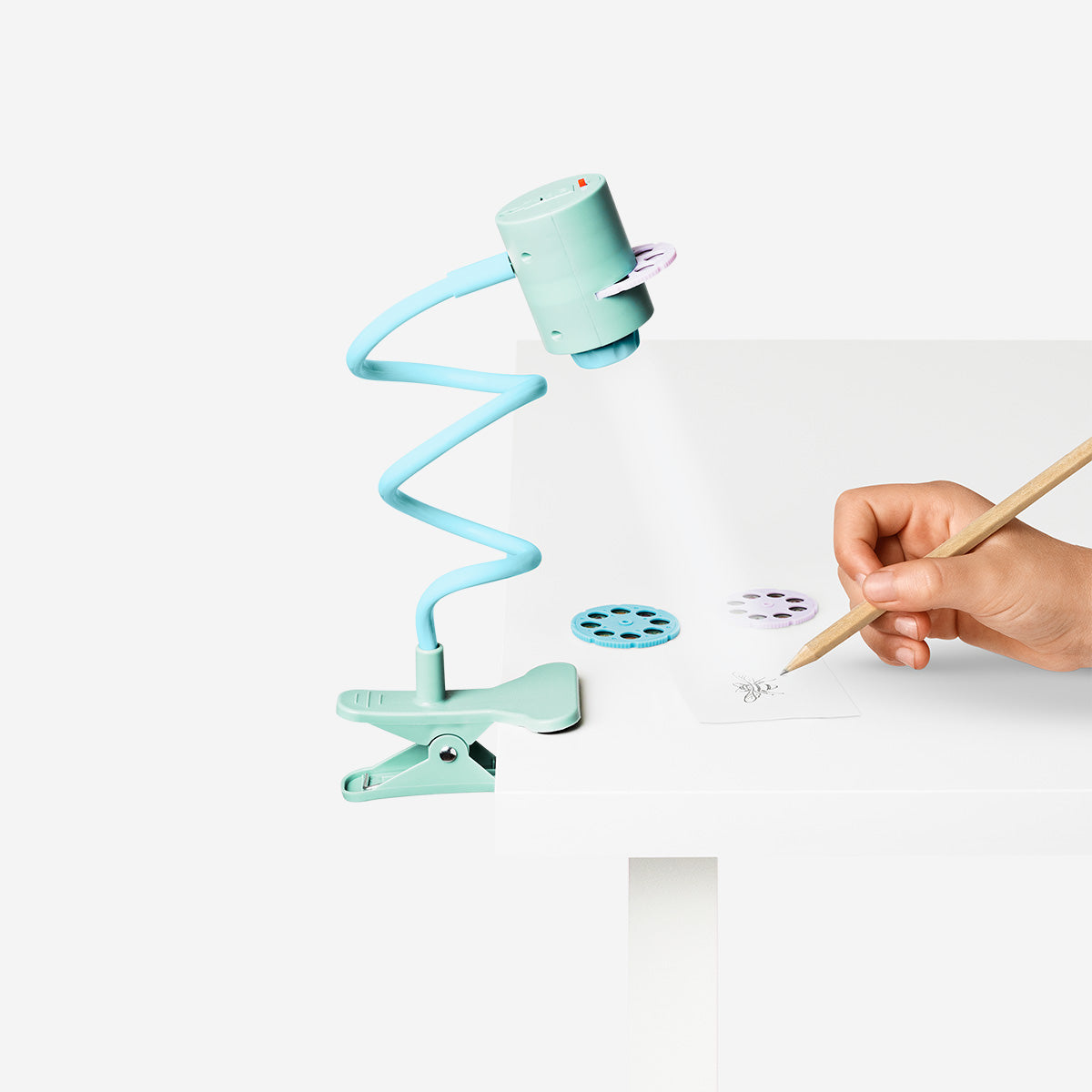 Drawing projector with 24 images